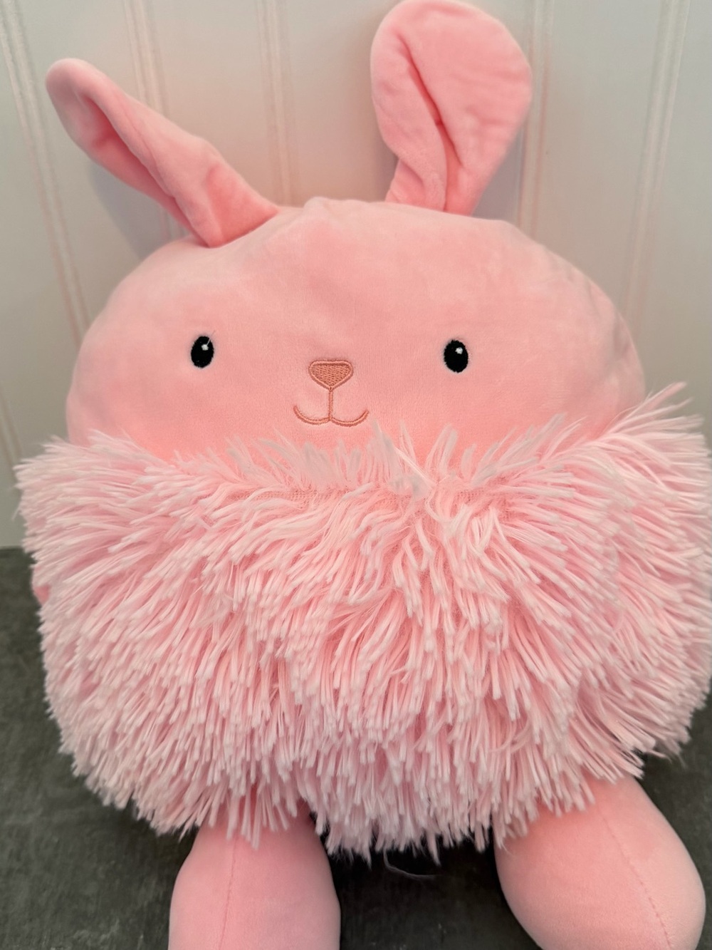 Animal Adventure Peeps Shaggy Plush Easter Bunny in Pink. 15 in.